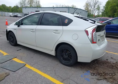 2012 Toyota Prius Four from USA, damaged, VIN JTDKN3DU7C1535804